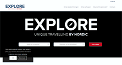 Desktop Screenshot of explore.be